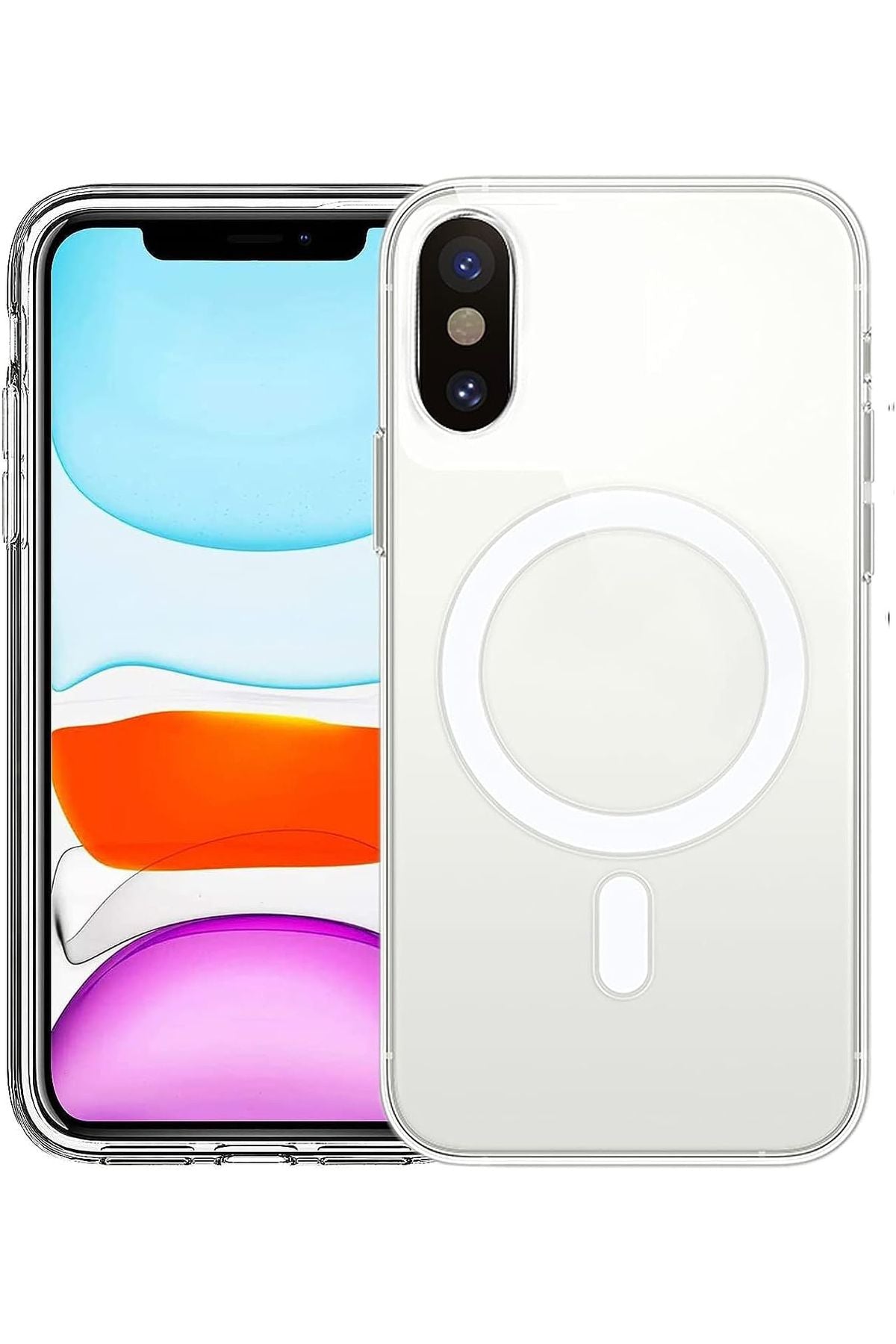 iPhone XS/ X Compatible Real Magsafe featured hard transparent case