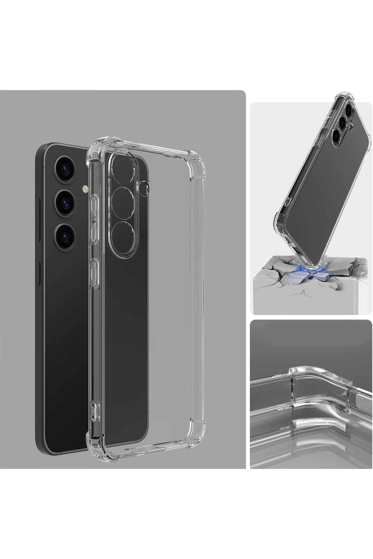Samsung Galaxy S23 compatible corner -protected premium transparent case