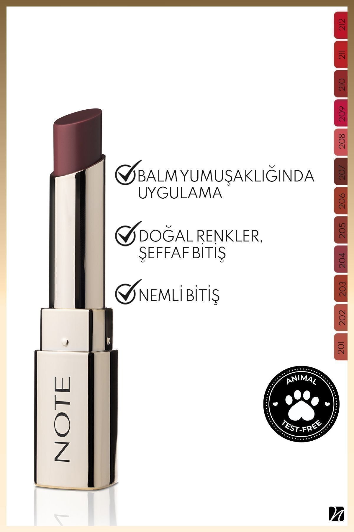 Iconic Sheer Lipstick Moisturizer Bright Lipstick 207 IDOL - Brown