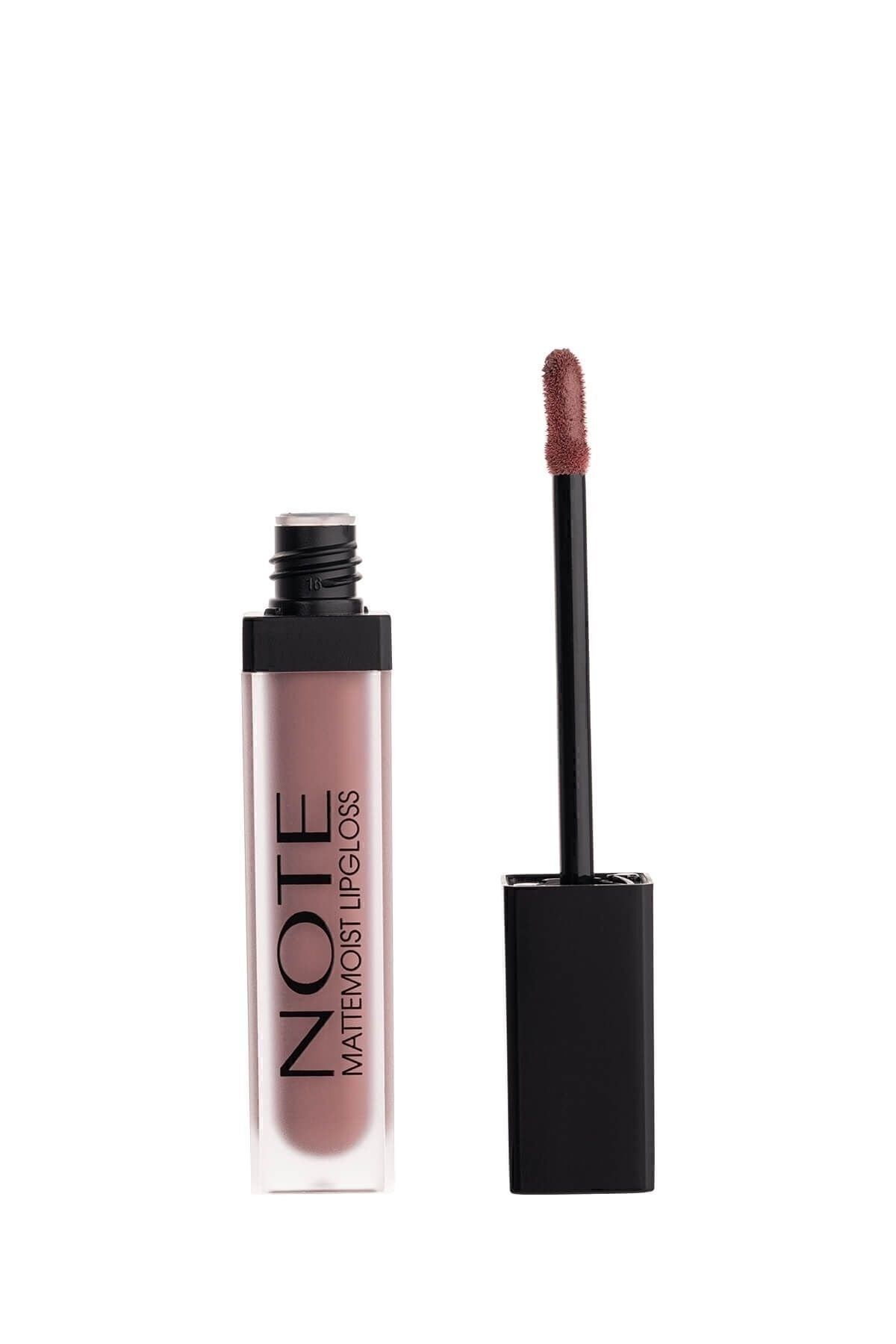 Mattemoist lipgloss semi -matte satin finish liquid lipstick 412 Forever Nude - Nude