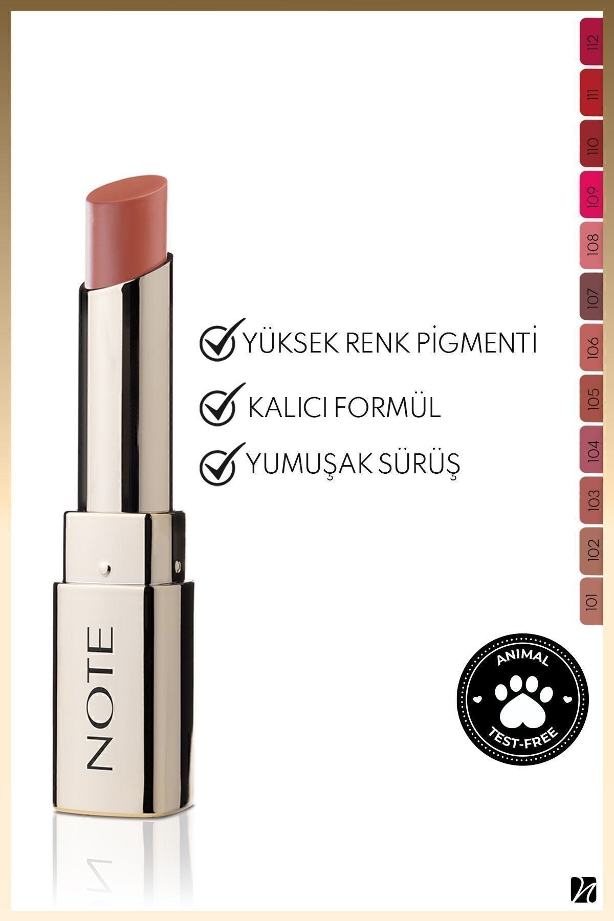 Iconic Matte Lipstick permanent matte lipstick 106 Independent - Nude