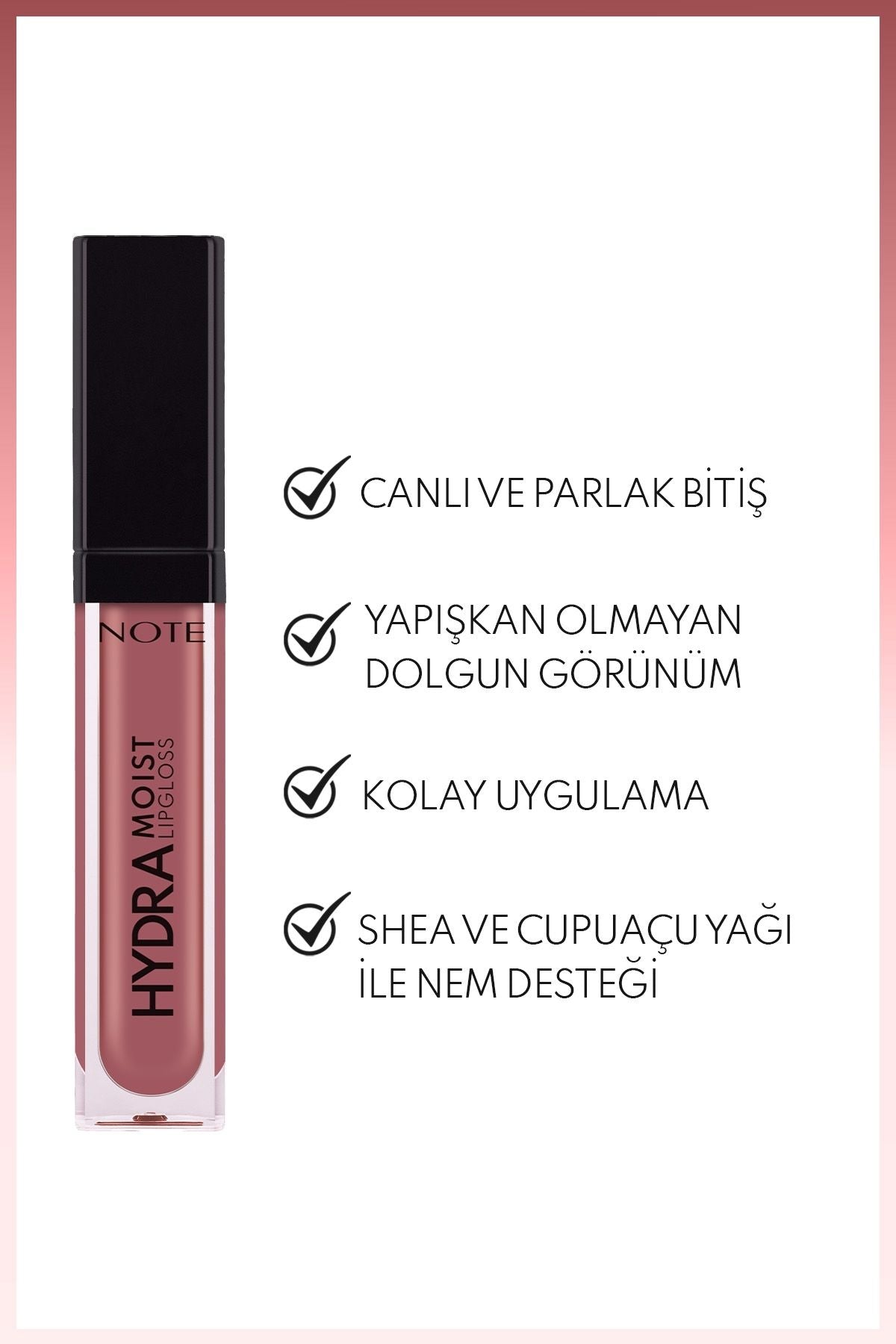 Hydramoist lipgloss moisturizer lip shine - 23 Dried Rose - Pink