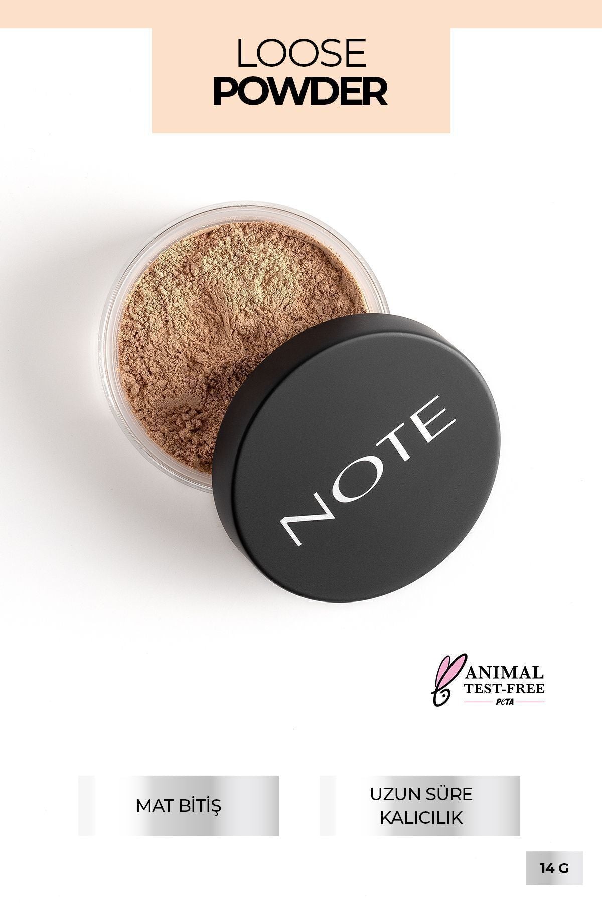 Loose Powder Makeup Stabilizer Matter Powder Powder - 04 Beige