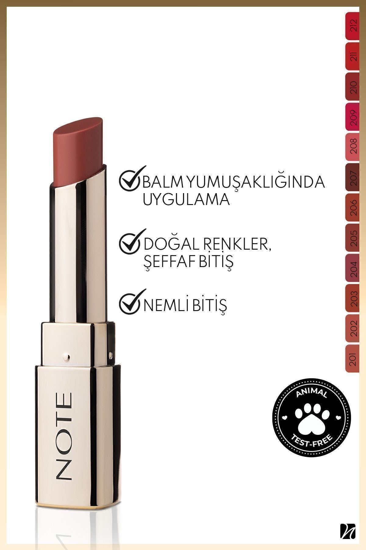 Iconic Sheer Lipstick Nemlendirici Parlak Ruj 203 Charming - Nude