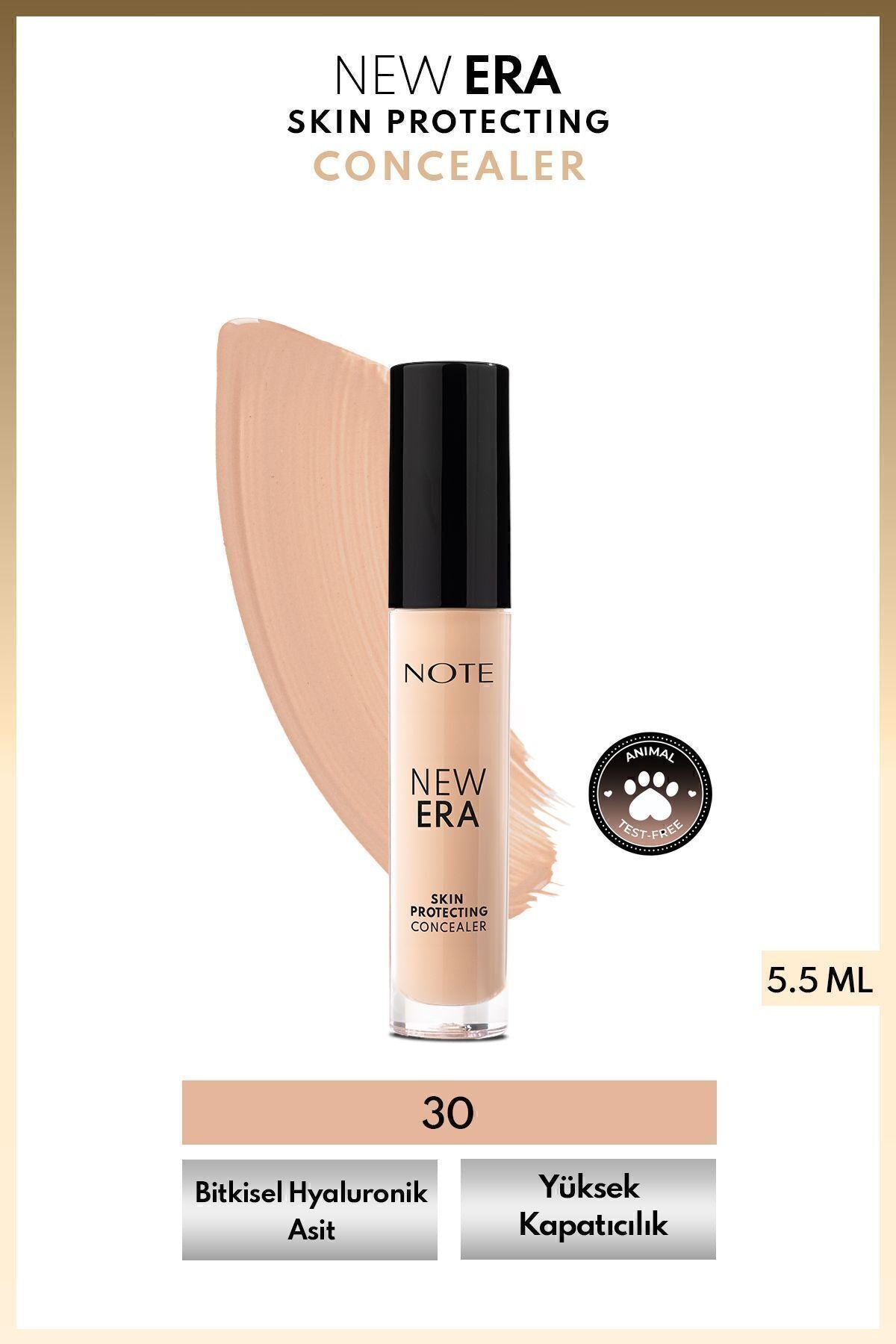 New Era Skin Protecting Concealer Damp -End -Eye -Eye Concealer - 30 Natural Ivory