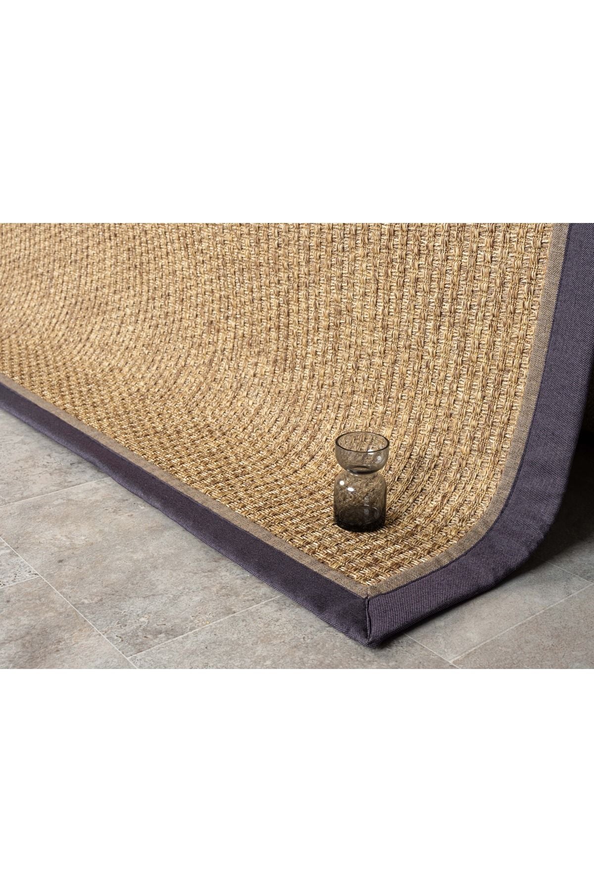 Double Border Wicker texture Sisal Salon Kitchen Corridor Cutter Cutting Running Machine Carpet