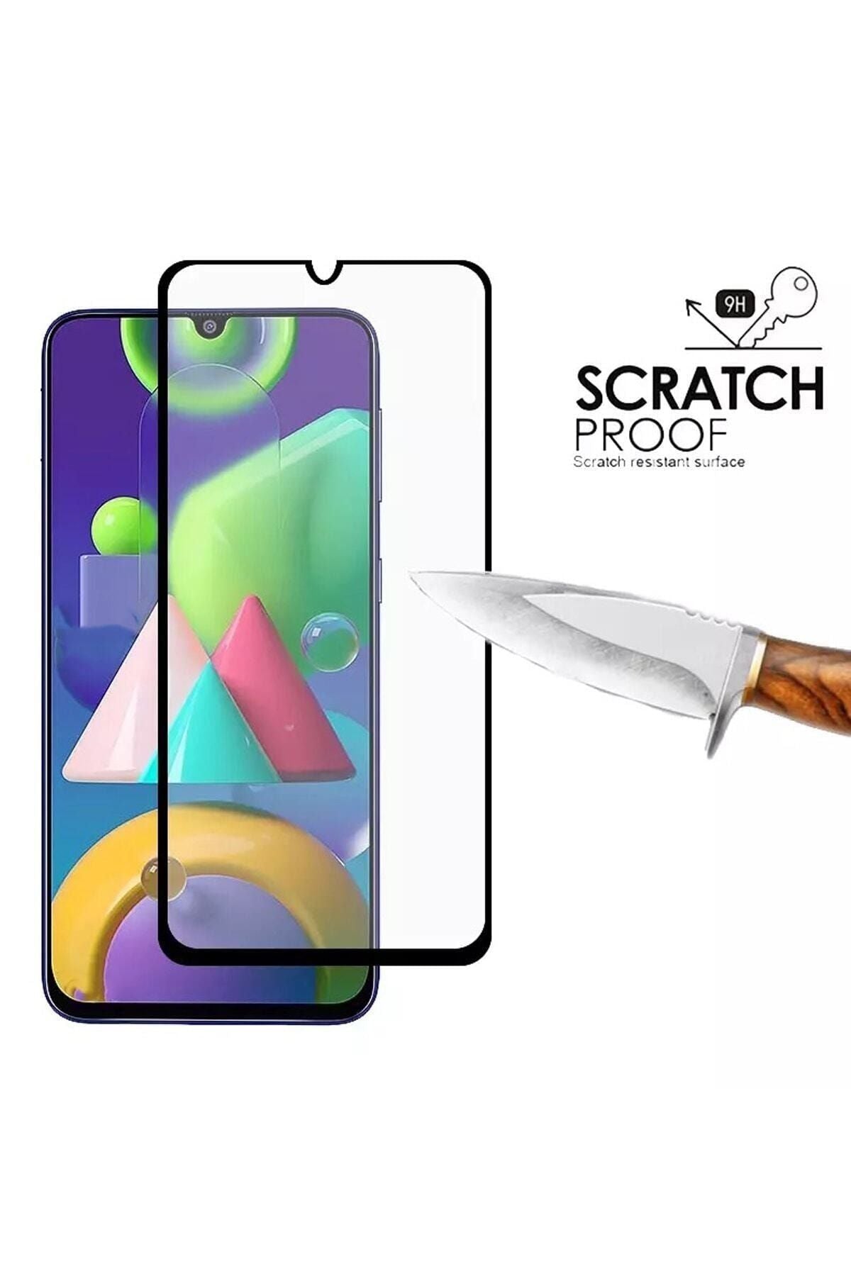 Samsung Galaxy M21 Unbreakable Glass 5D Full -Coating Tempered Screen Protector