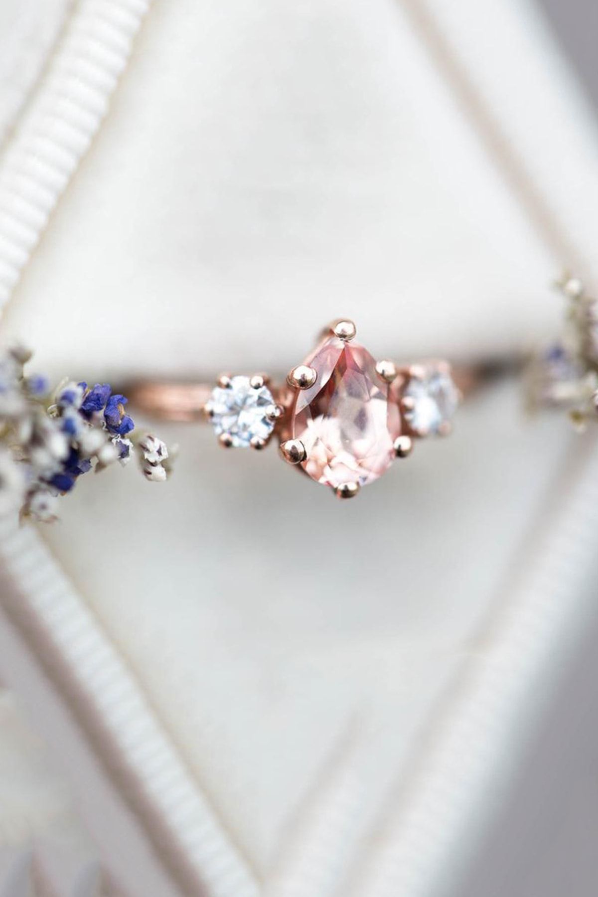 Mystical Topaz Puppy Mouth Stone Adjustable Woman 14 K Rose Gold Plated Ring