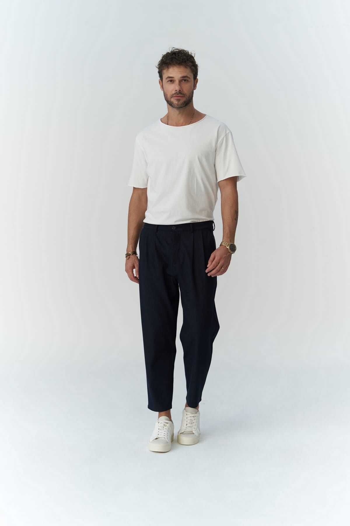 Harold Navy Blue Men's Trousers