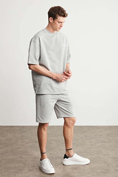 Colombia Men's 2-Piece Set Comfort Fit Relaxed Pattern Text Embroidered Non-Red Grimelange Tracksuit Set