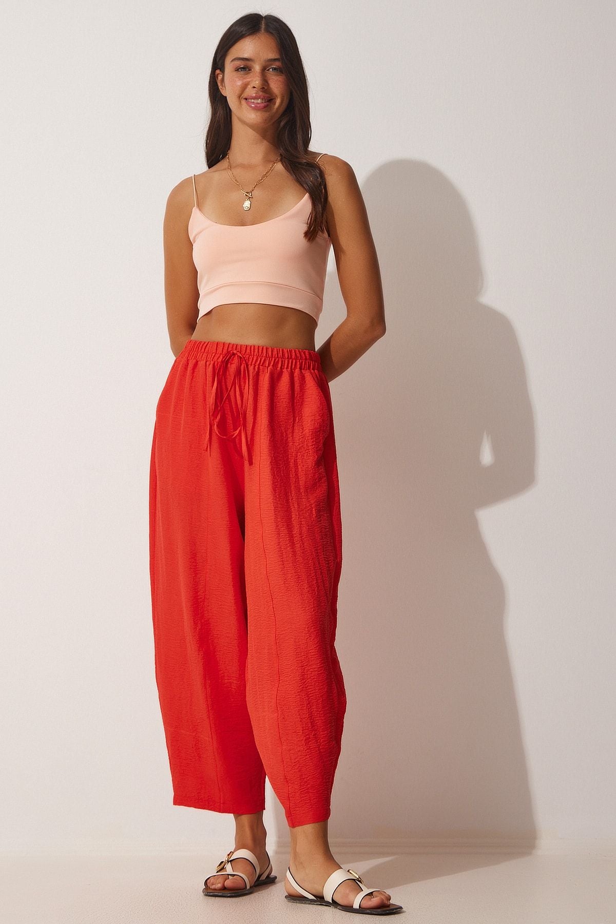 Female pomegranate flower pocket Ayrrin Shalwar Pants OH00046