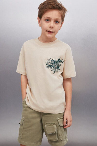 PERTH Erkek Bej T-Shirt