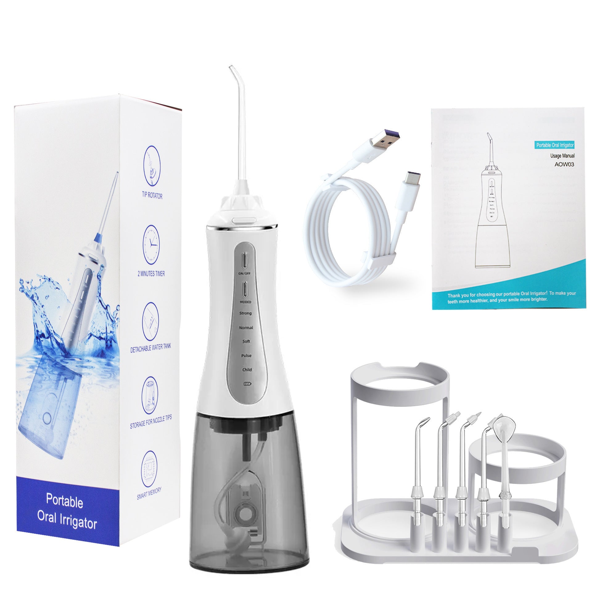 Portable Oral Irrigator Oral Cleaning Electric Teeth Cleaner