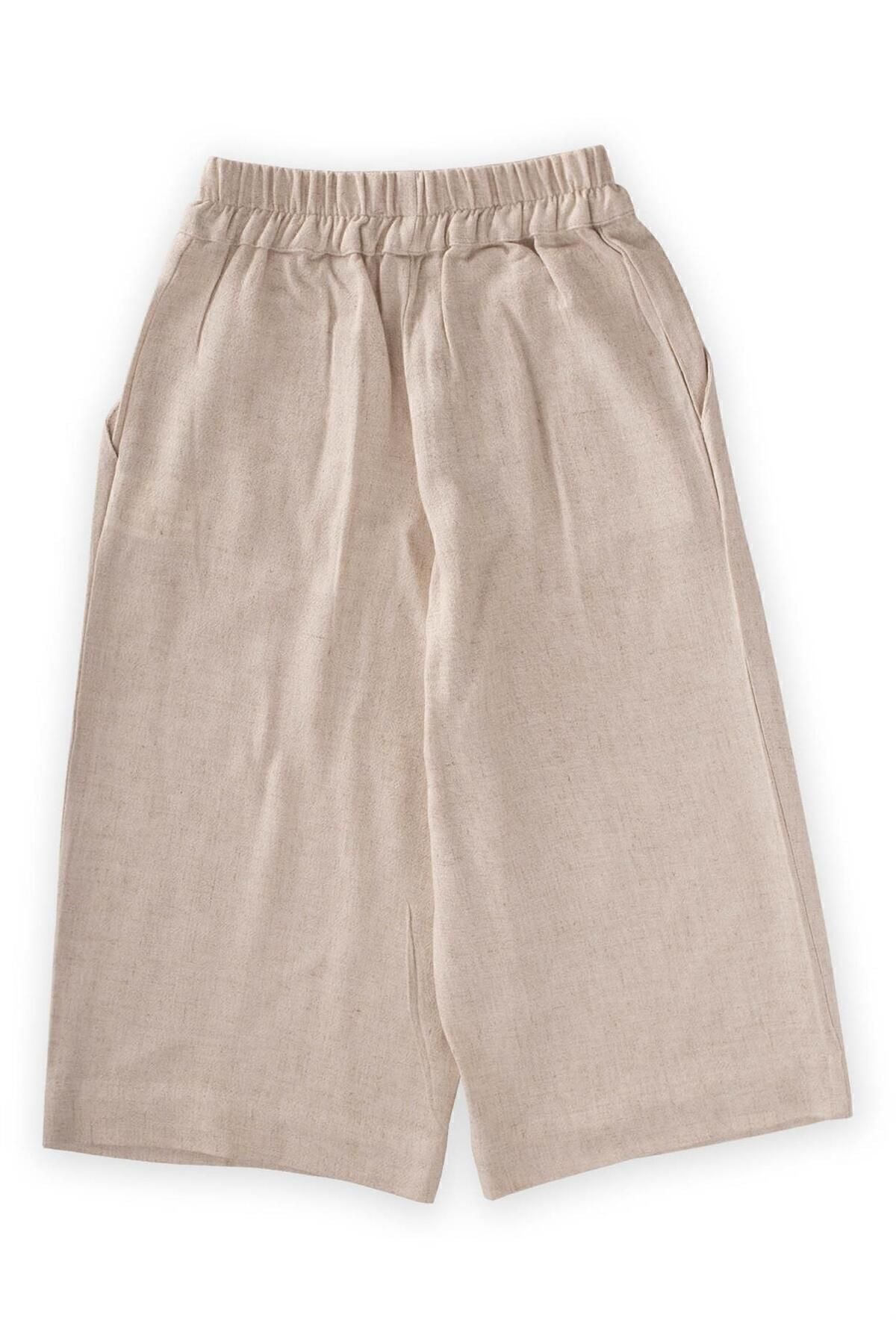 Pleele linen plenty of pants 2-7 years natural