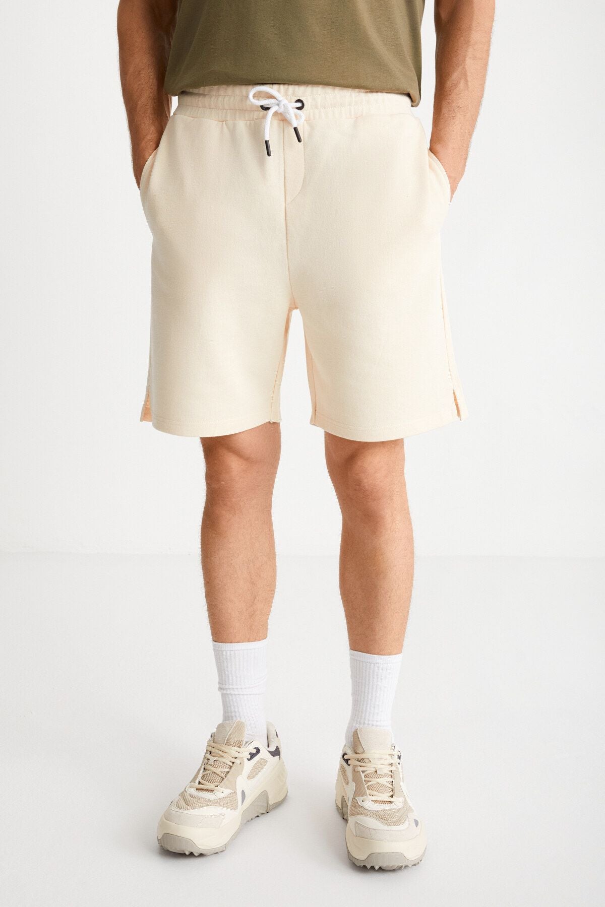 Uncertain Men's Comfort Fit Vanilla Shorts & Bermuda