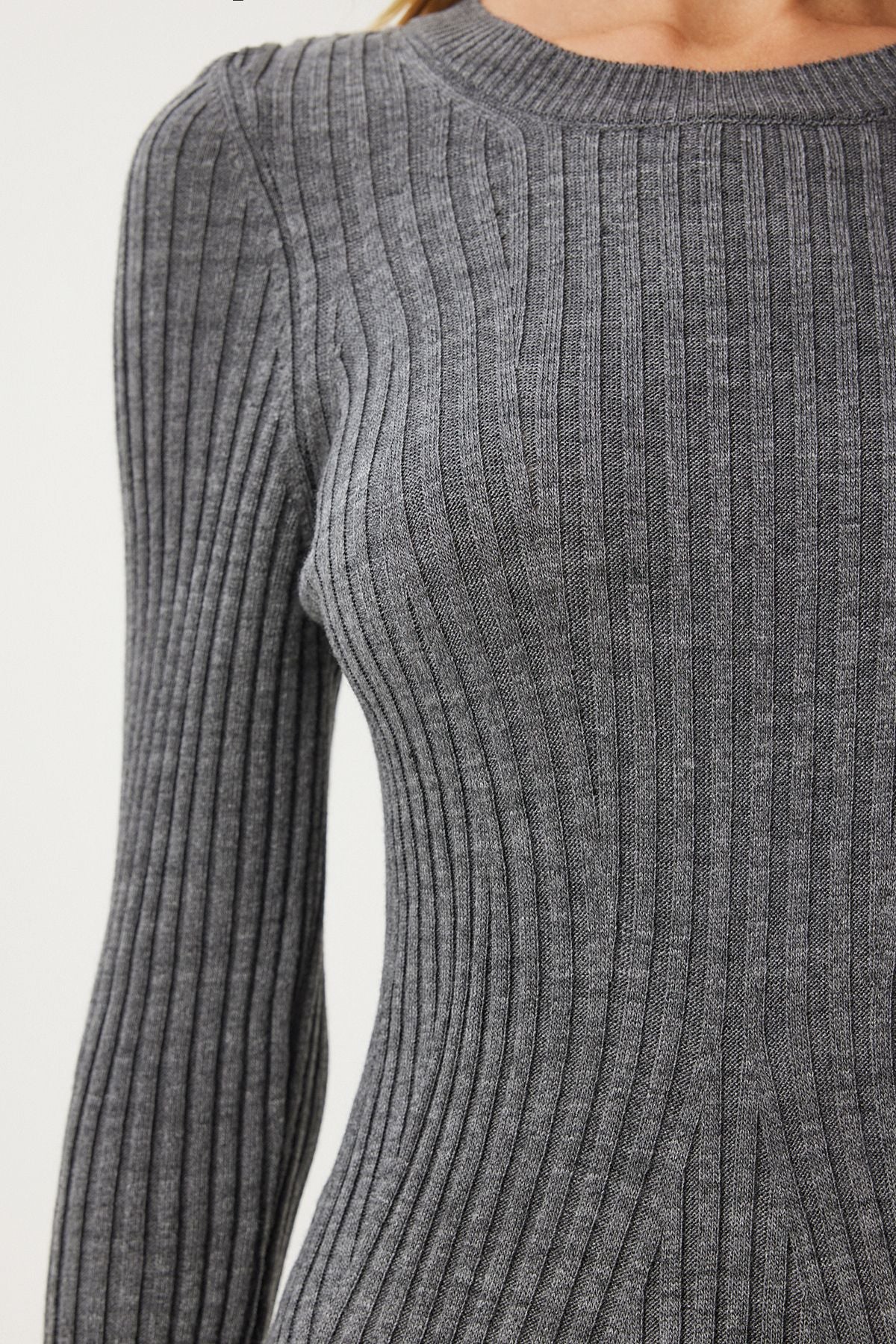 Female Gray Bicycle Collar Celiko Dress MX00172