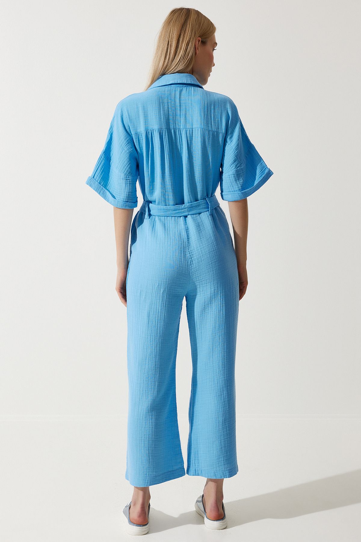 Women's Blue Premium Belt Muslin Tulum RG00029
