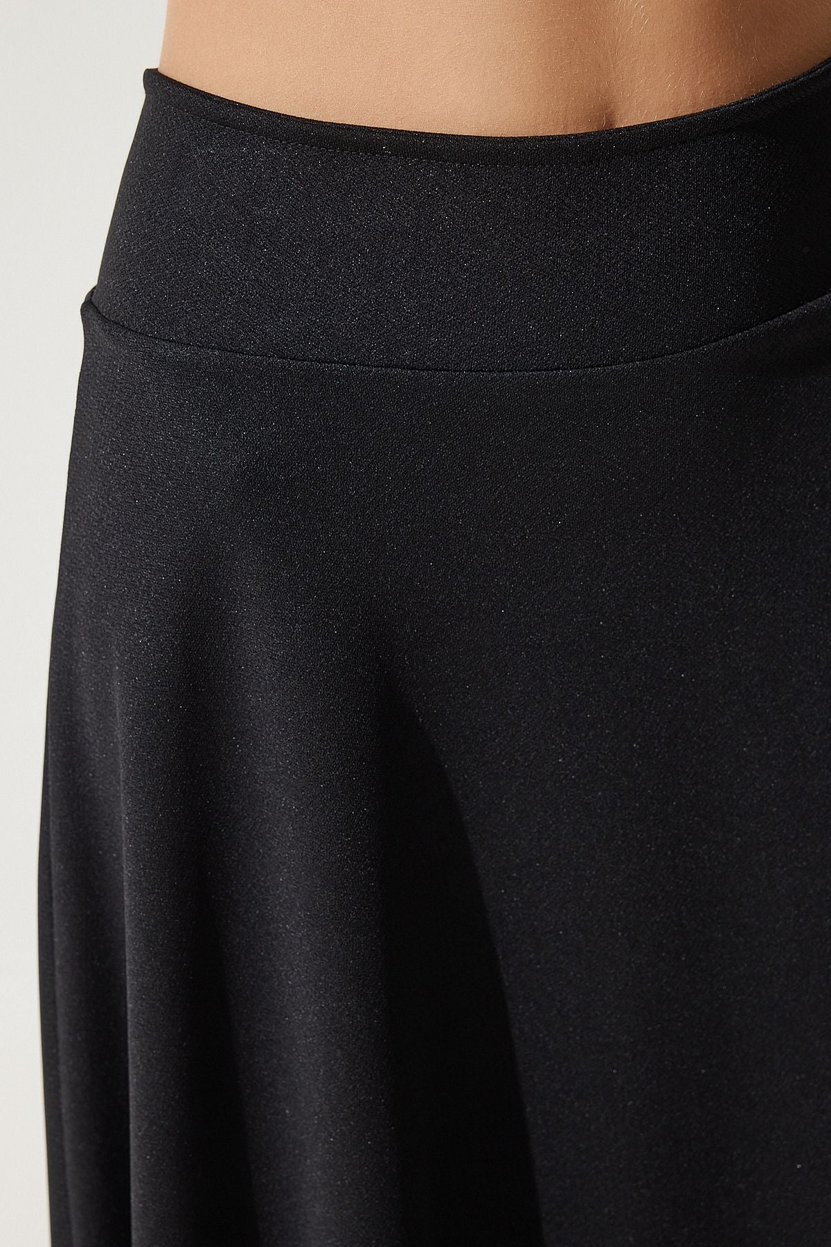 Women's Black Tunic Skirt Knitting Set DD01317