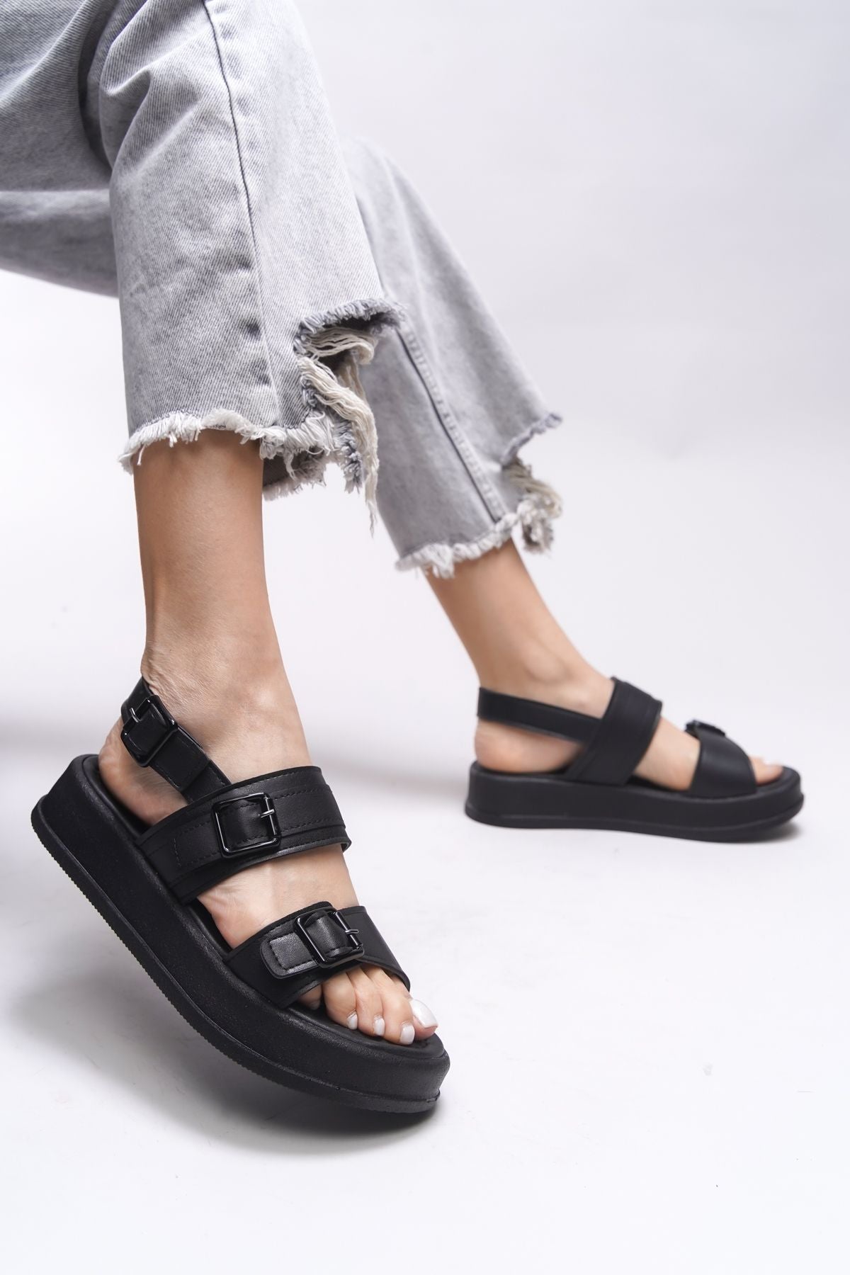 QHİDHİSİ WOMEN SANDALT 00121005 Black