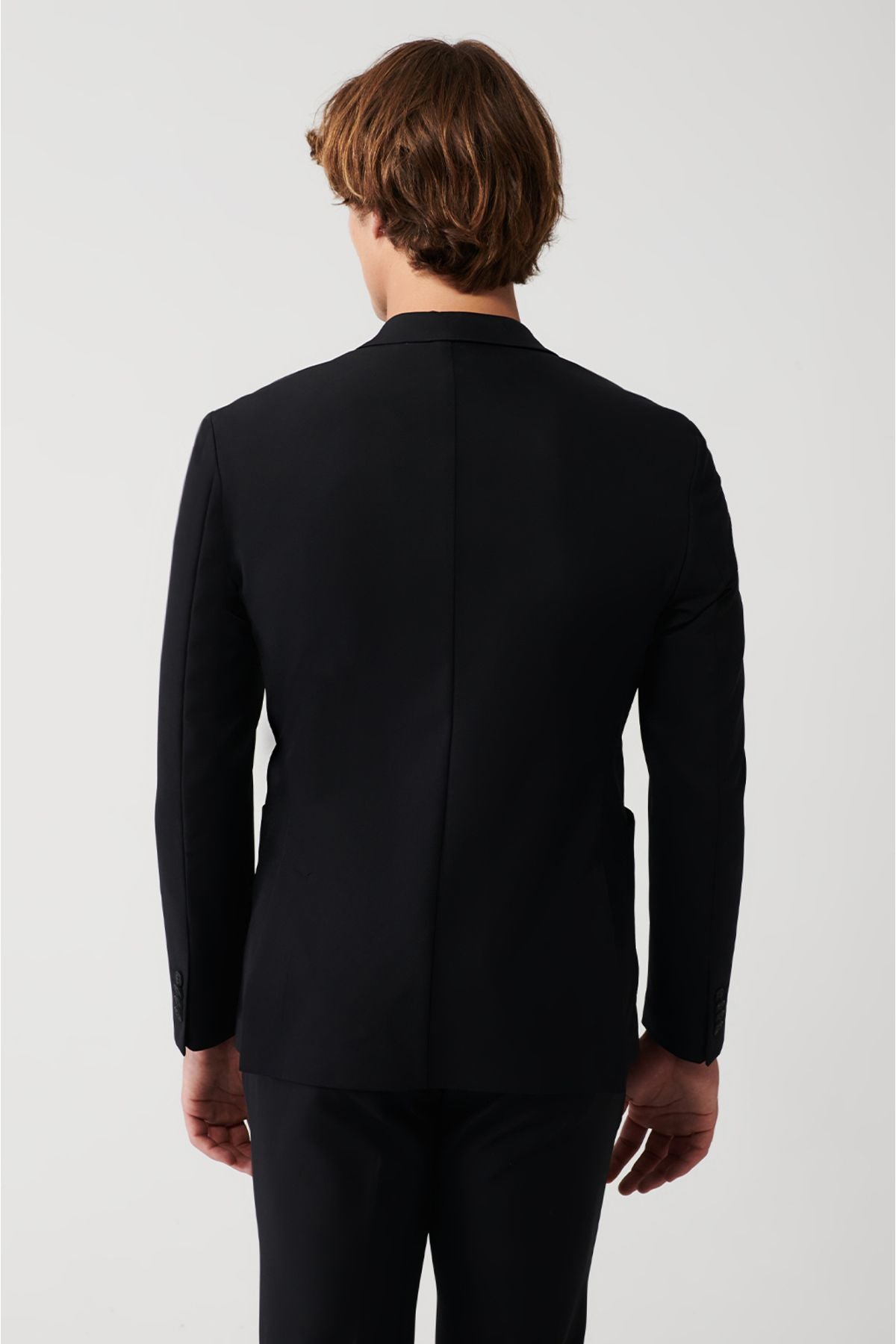 Men's Black Bi-Stretch Primed Double Slit Jacket A31y4004