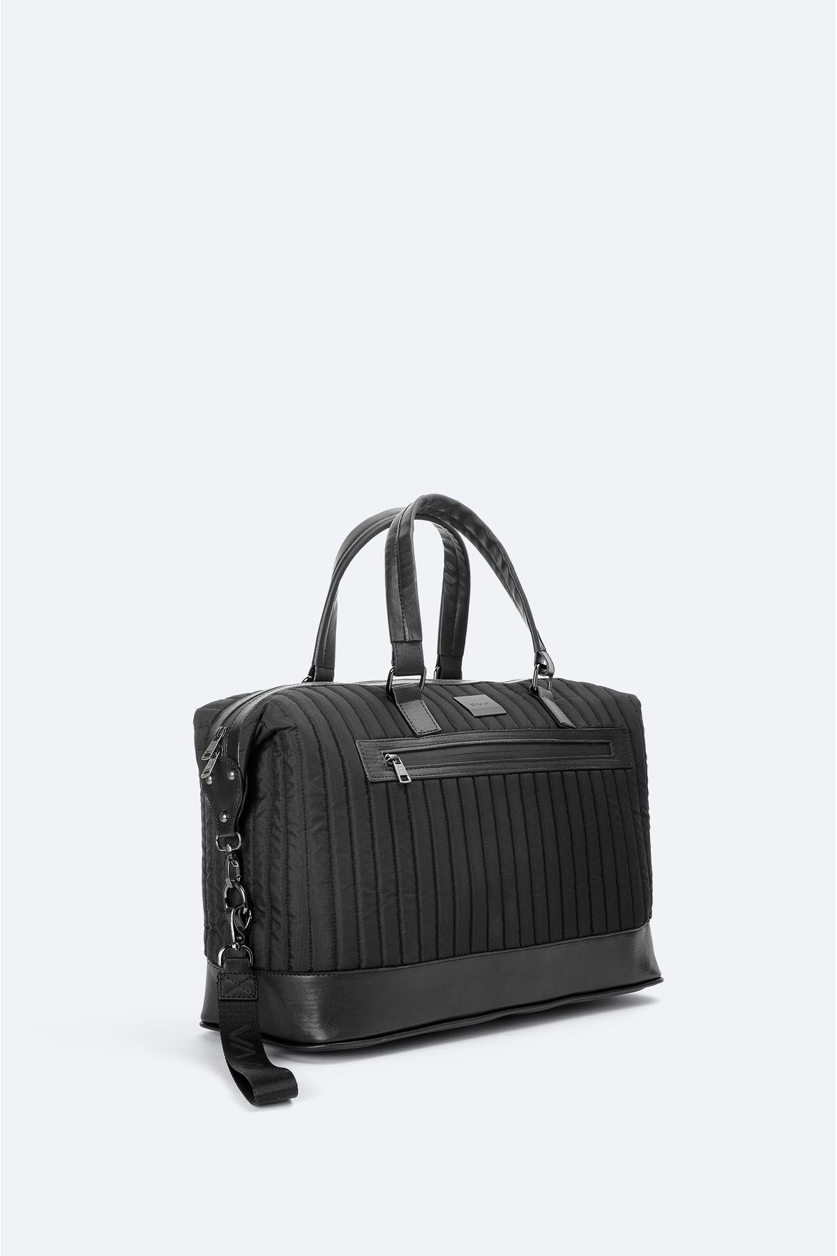 Men's black shoulder strap travel bag A32y9100