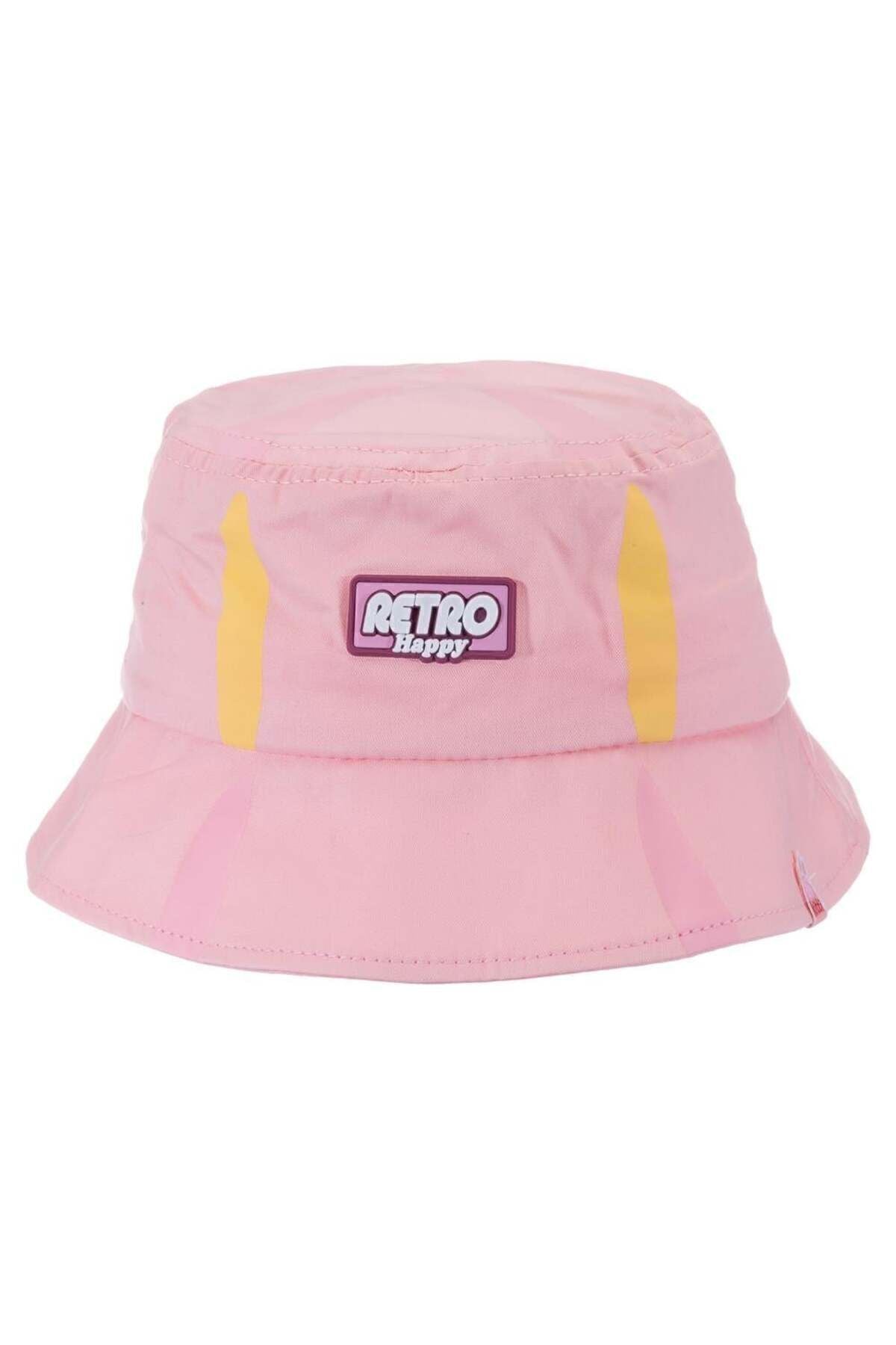 Retro Switchy Girl Feder Hat 4-8 Age Pink