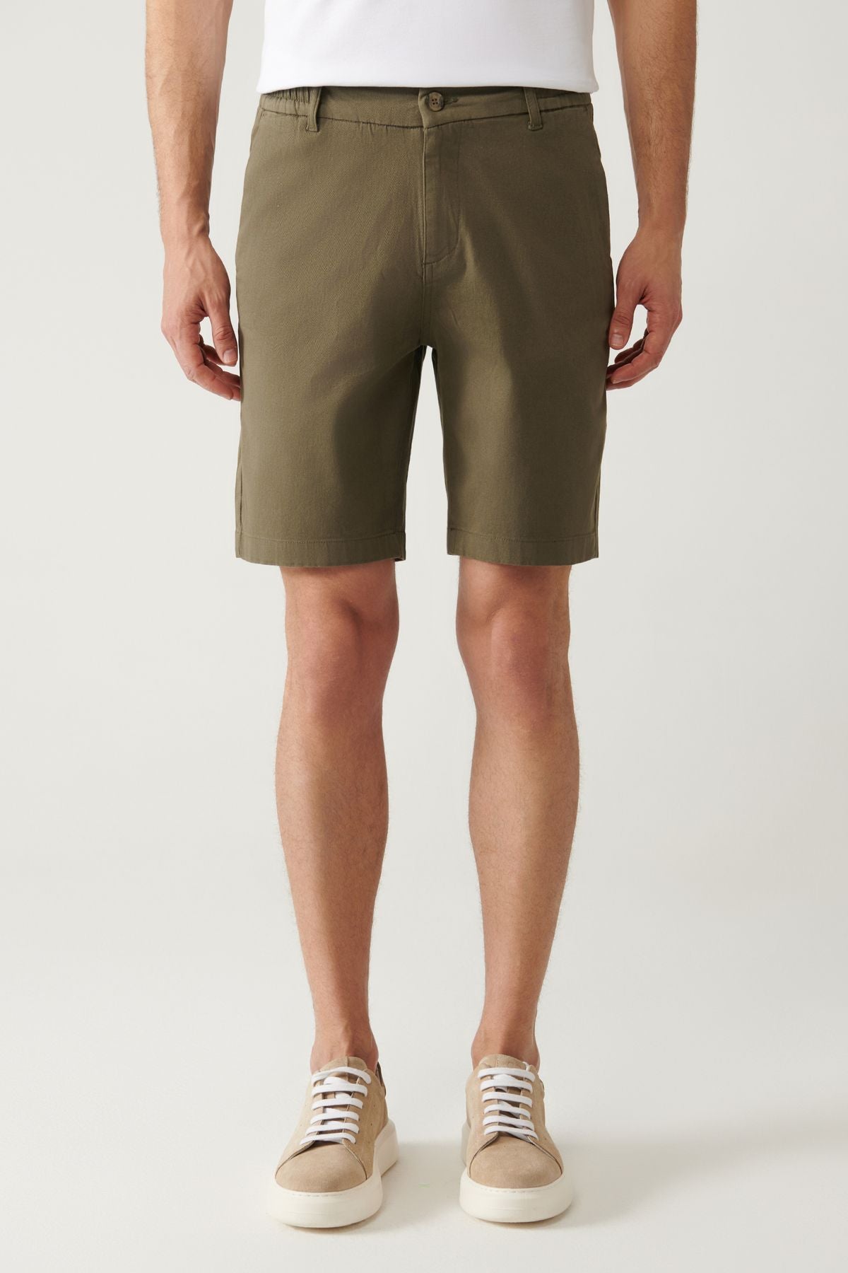 Men's Khaki Aspendos Short Waist Rlaxed Fit A41y3735