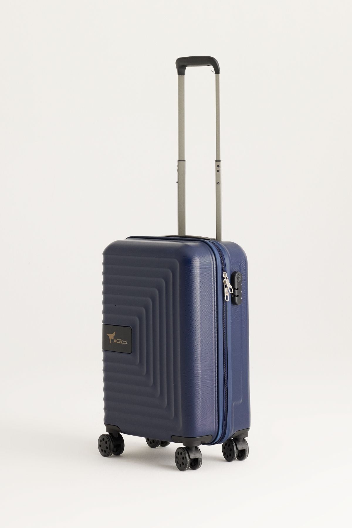 Navy blue cabin (small) size suitcase