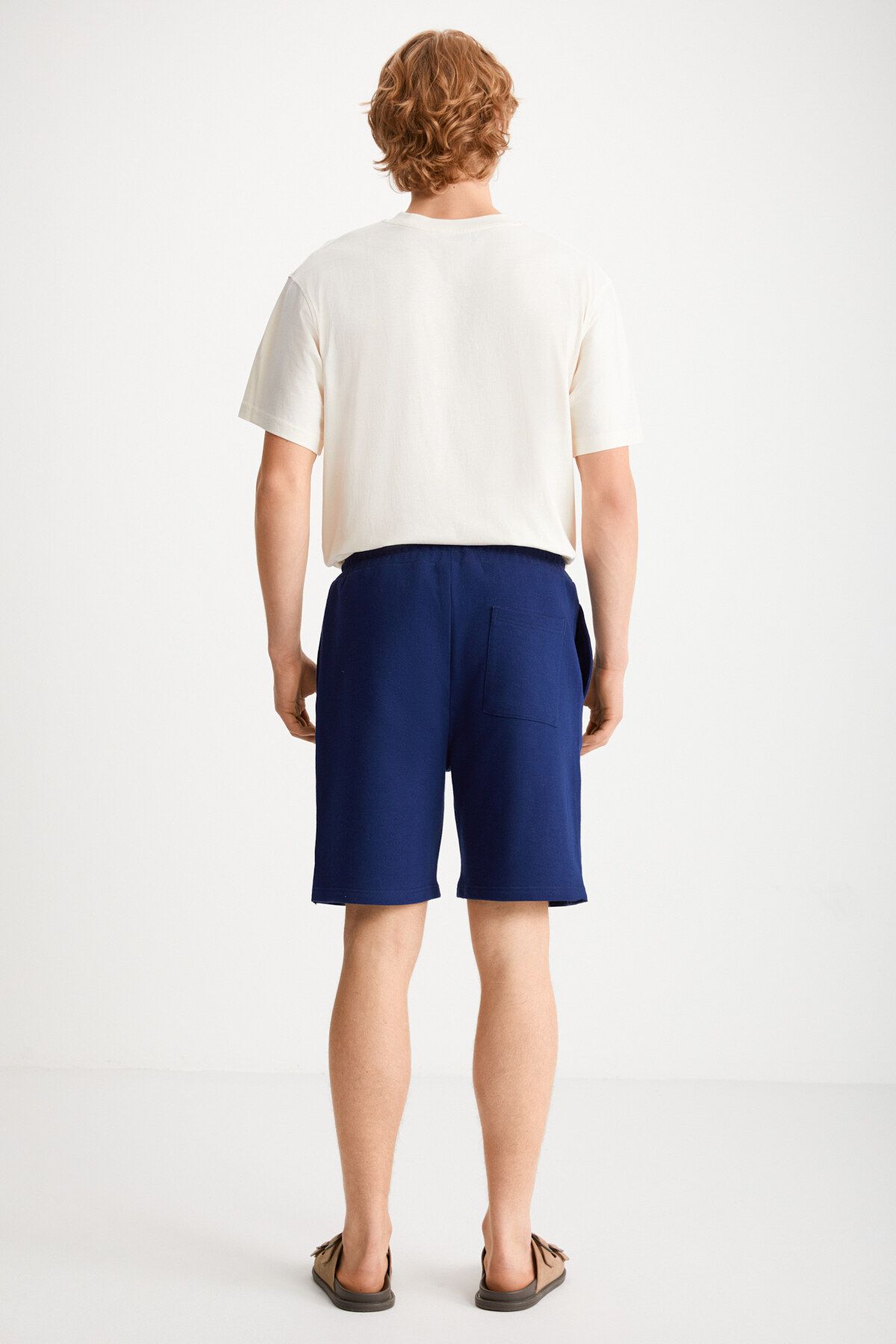 Uncertain Men's Comfort Fit Navy blue shorts & Bermuda