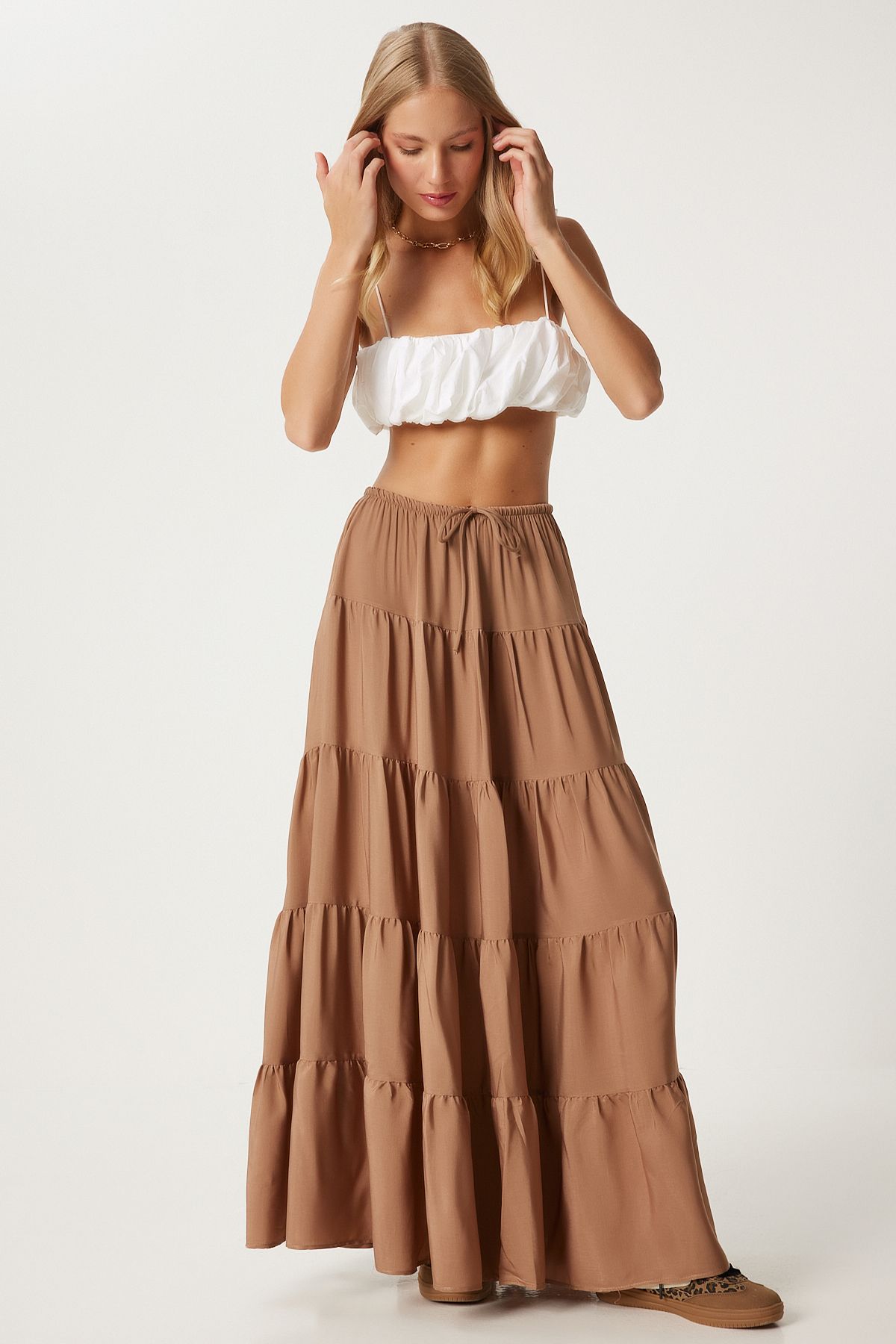 Female Biscuit Volan Summer Plenty Skirt UL00039