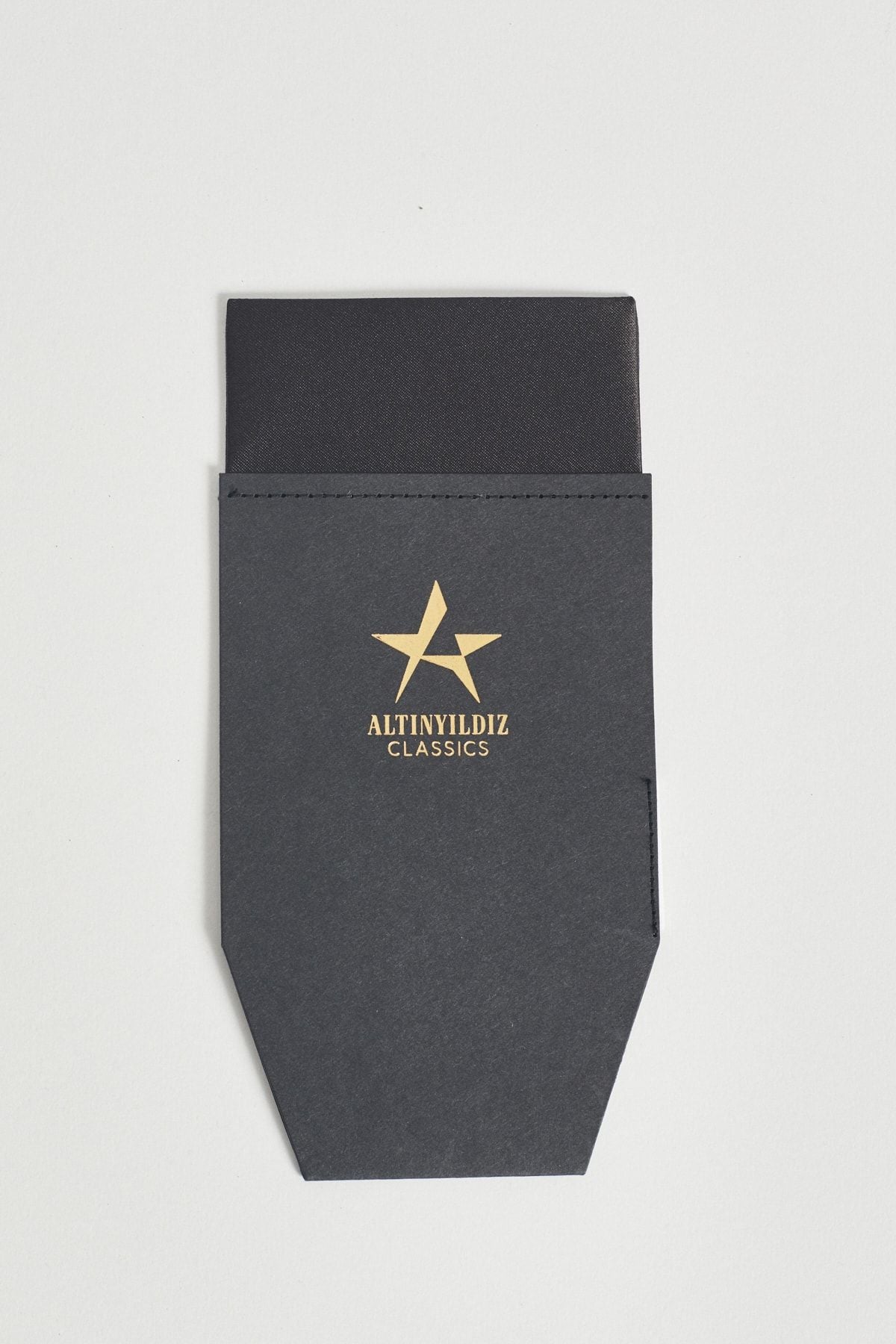 Men's black handkerchief