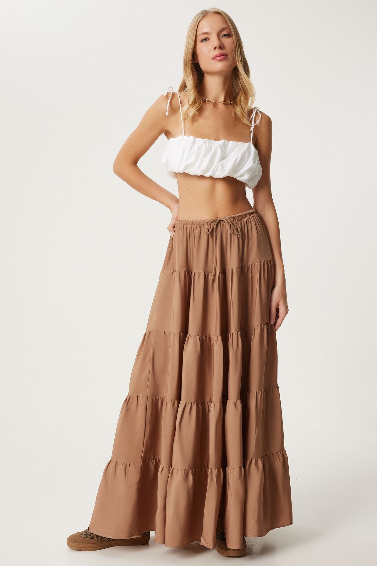 Female Biscuit Volan Summer Plenty Skirt UL00039