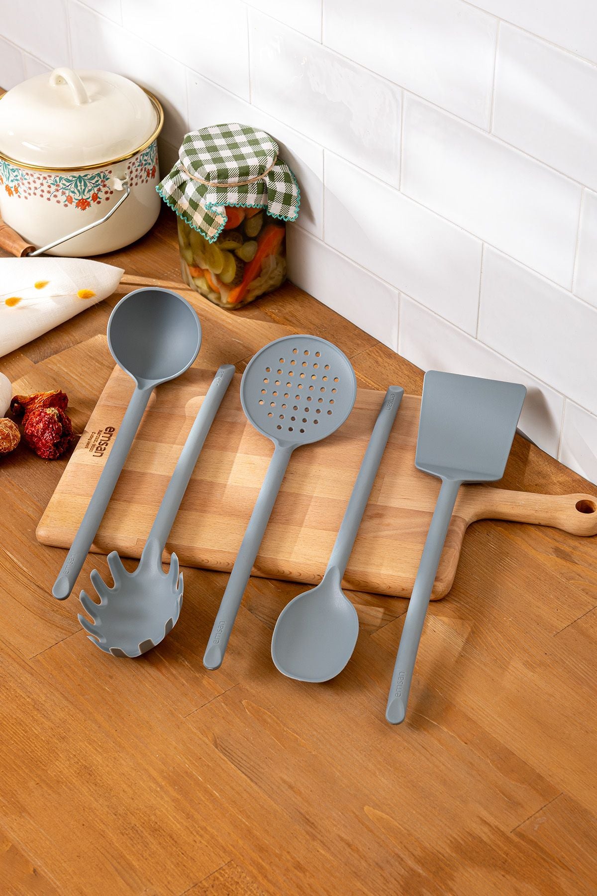 Fiesta 5 Piece Service Set Gray