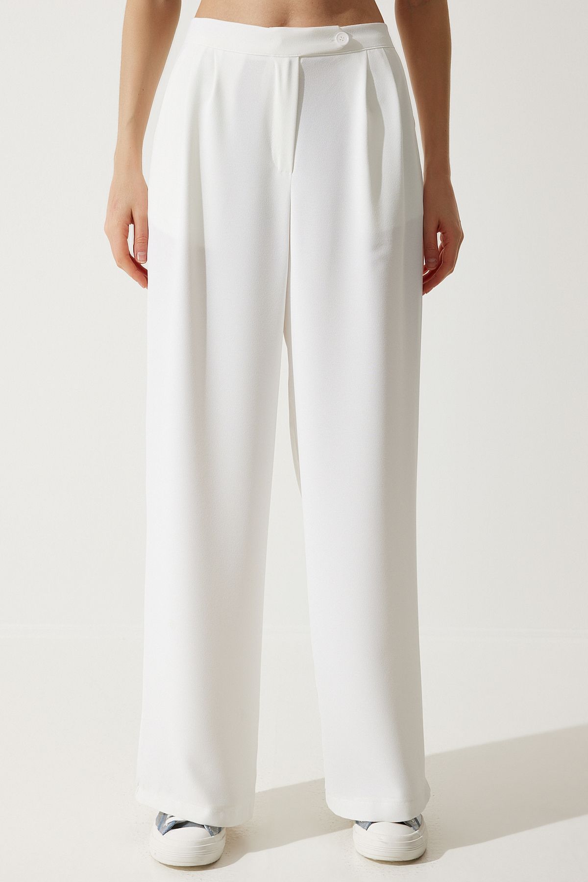 Woman broken white abundant palazzo pants rv00191