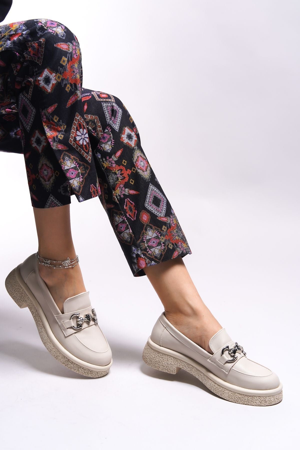 Lilfalona Woman Loafer 0012140 Beige Skin