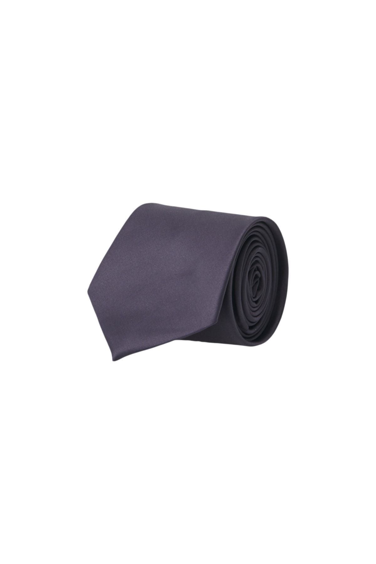 Men's navy blue patternless navy blue tie