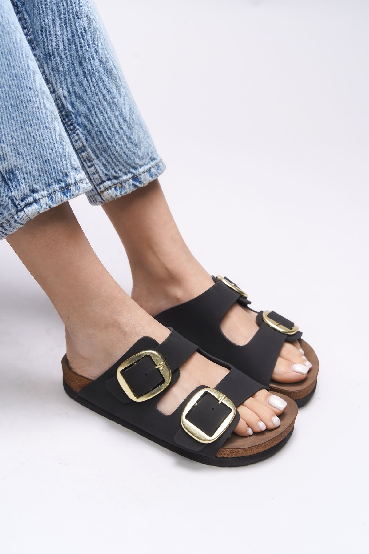 VYLSULA WOMEN'S DOUBLE BUYPALI Slipper 0012602 matte black