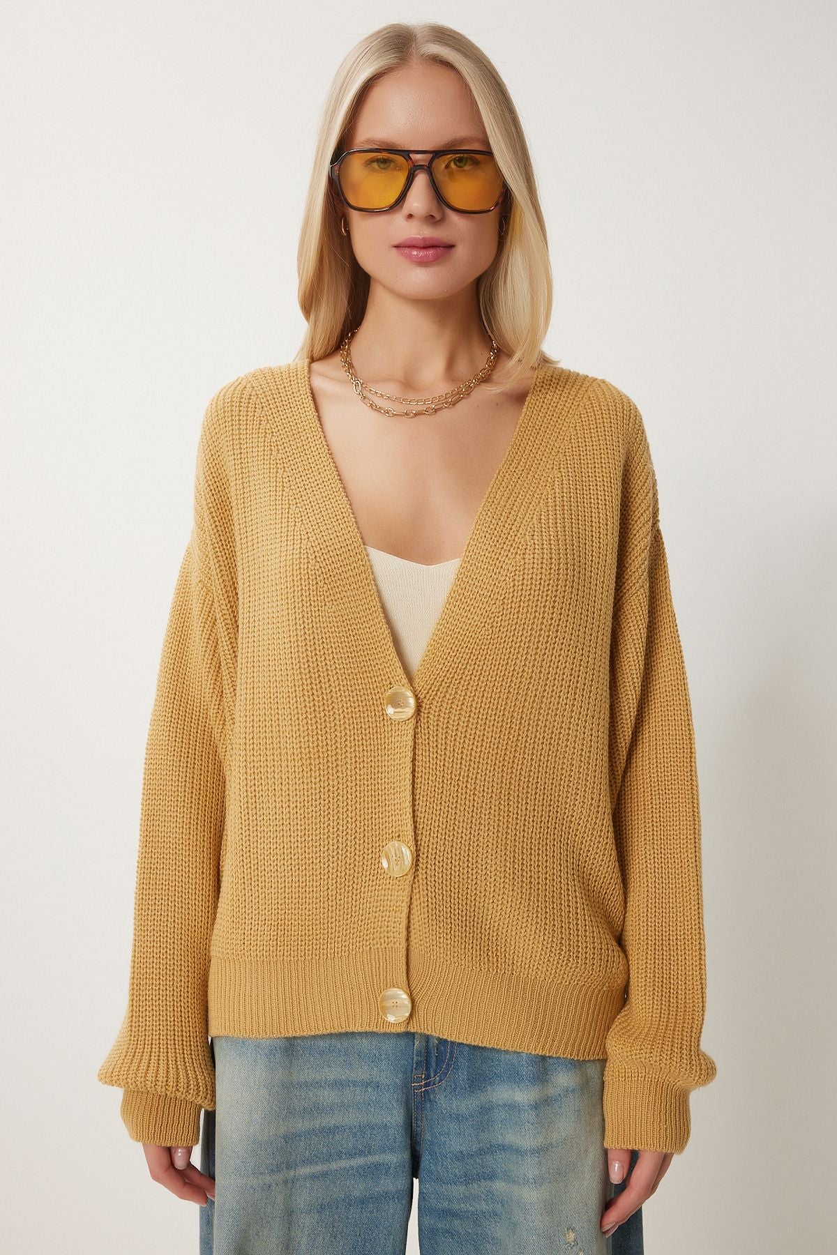 WOMEN HARDAL V -YAKA KNIP CARTY CARDROHING MX00175