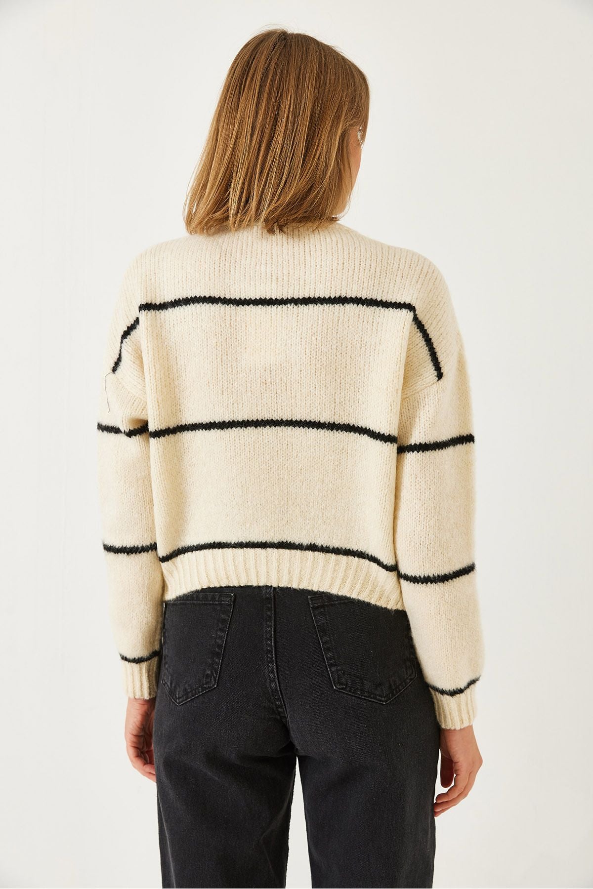 Female Bike Neckline Triko Sweater 2024753333