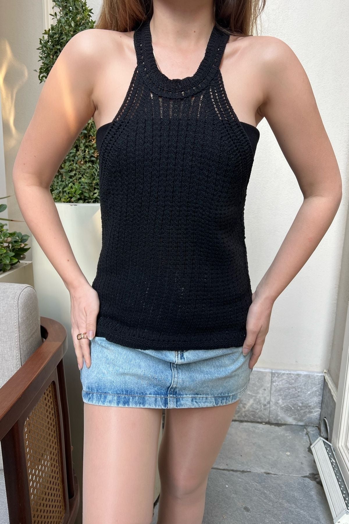 Female Open Offer Knitwear Blouse 20246049