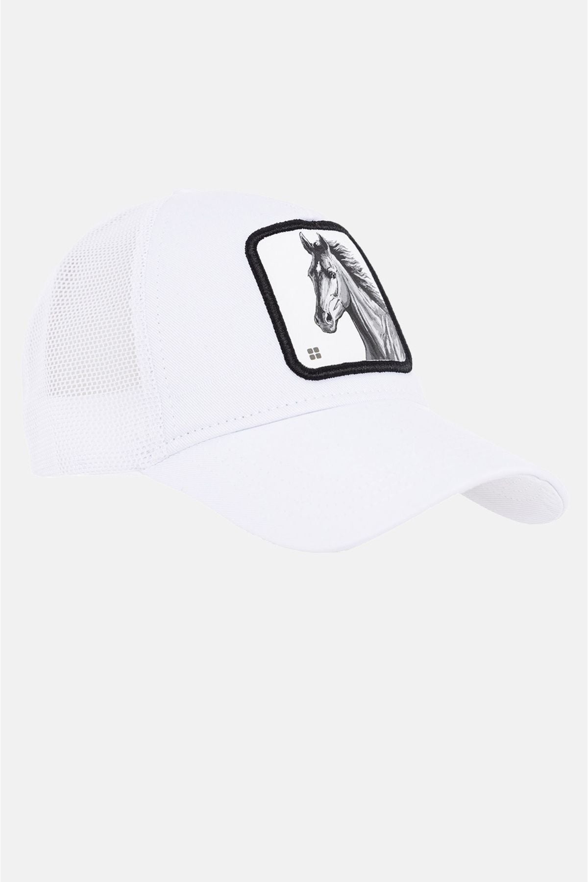 Men's White 100 %Cotton Application Sport Hat A31y9212