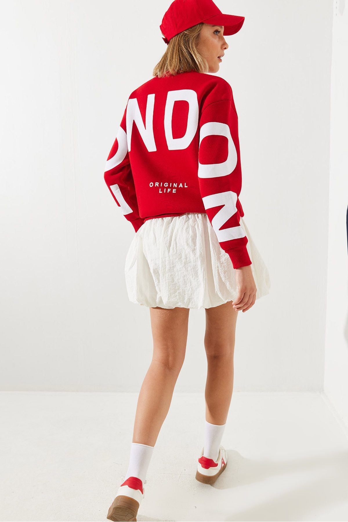 WOMEN'S THREE YARDON LONDON PRINTED SWEATSHIRT MBHS003 60601003