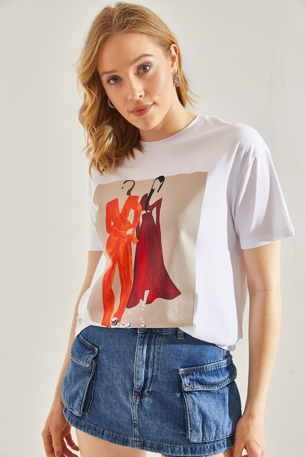 Women Printed Combed Tshirt 60211008