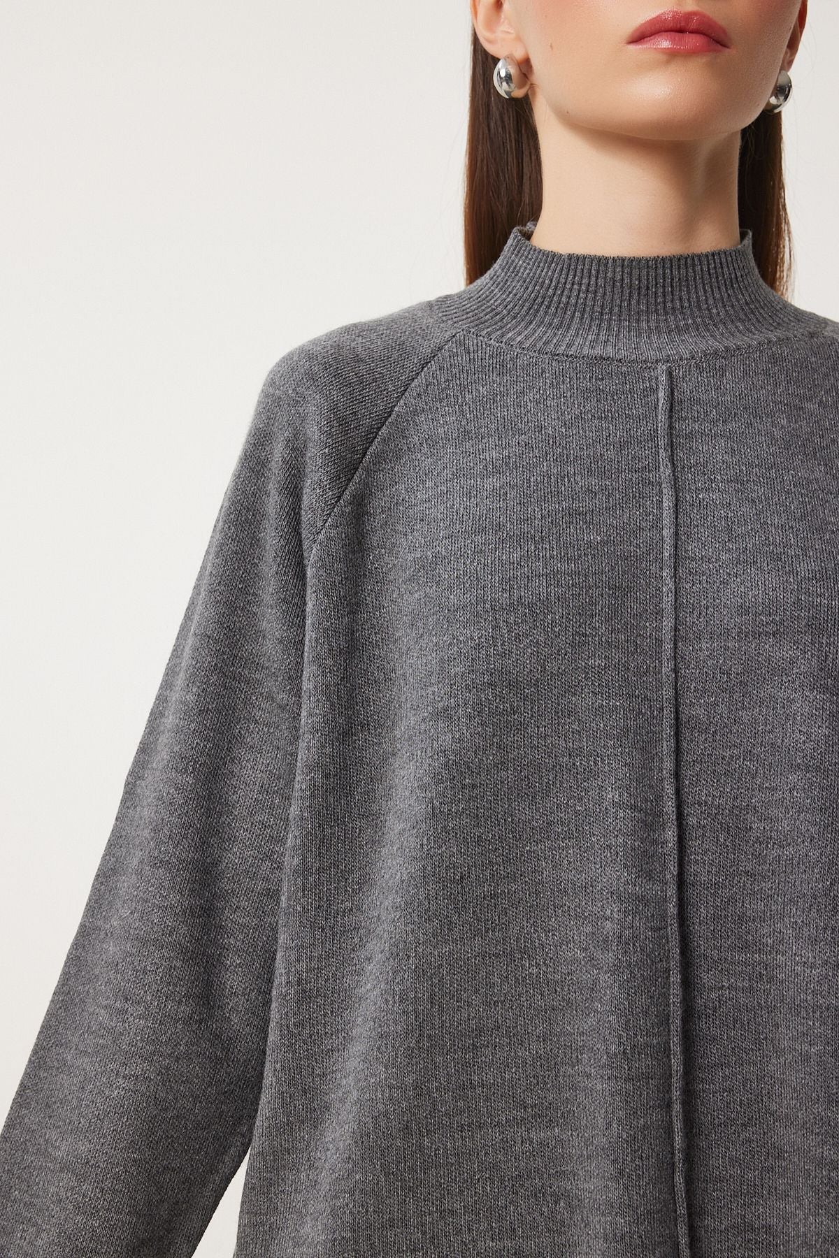 Women's gray stylish knitwear sweater pants team?