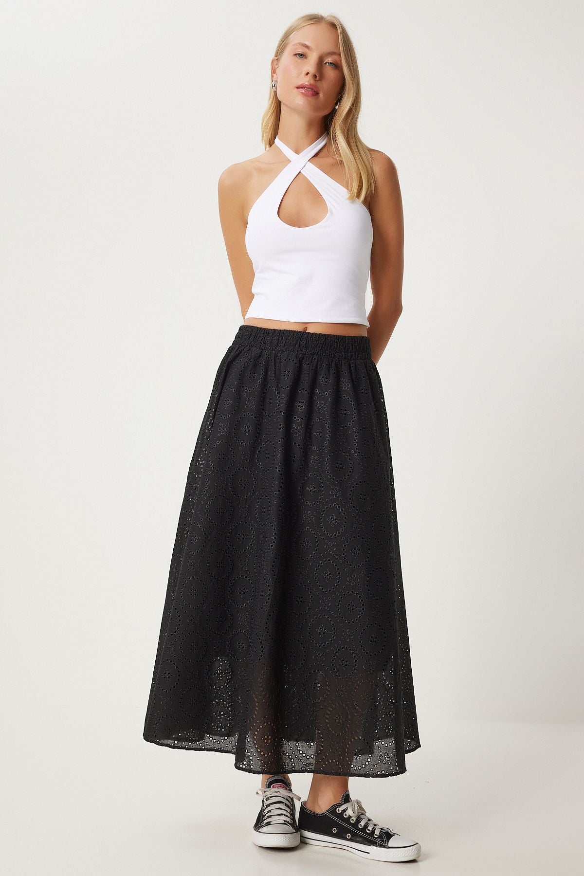 Female Black Fisto Princess Skirt MC00288