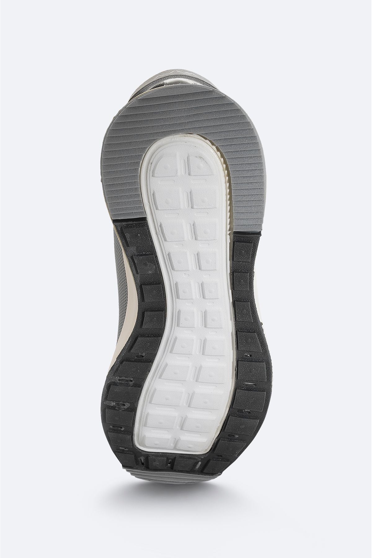 Men's gray printed flexible floor sneaker shoes A31y8039