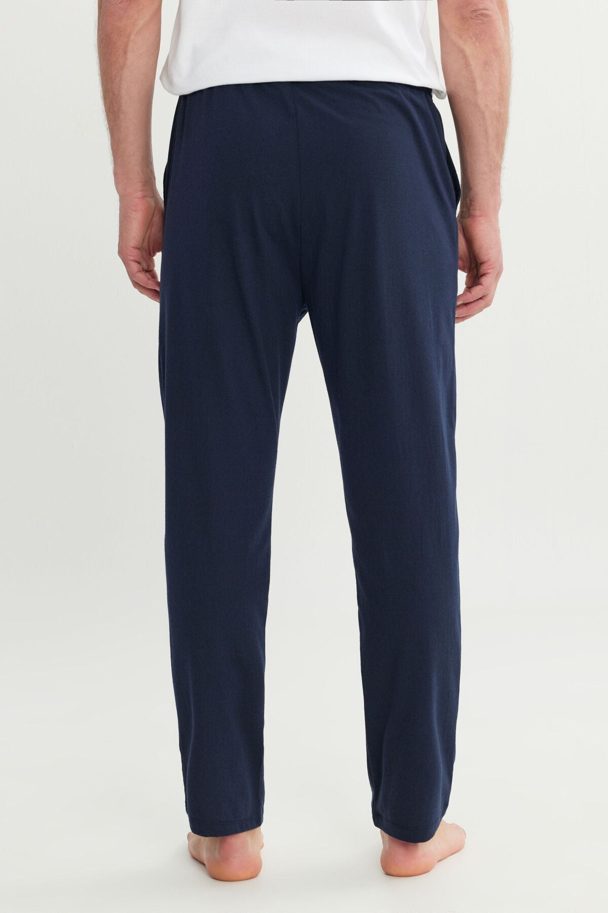 Men's Navy Blue Cotton Standard Fit Pajam