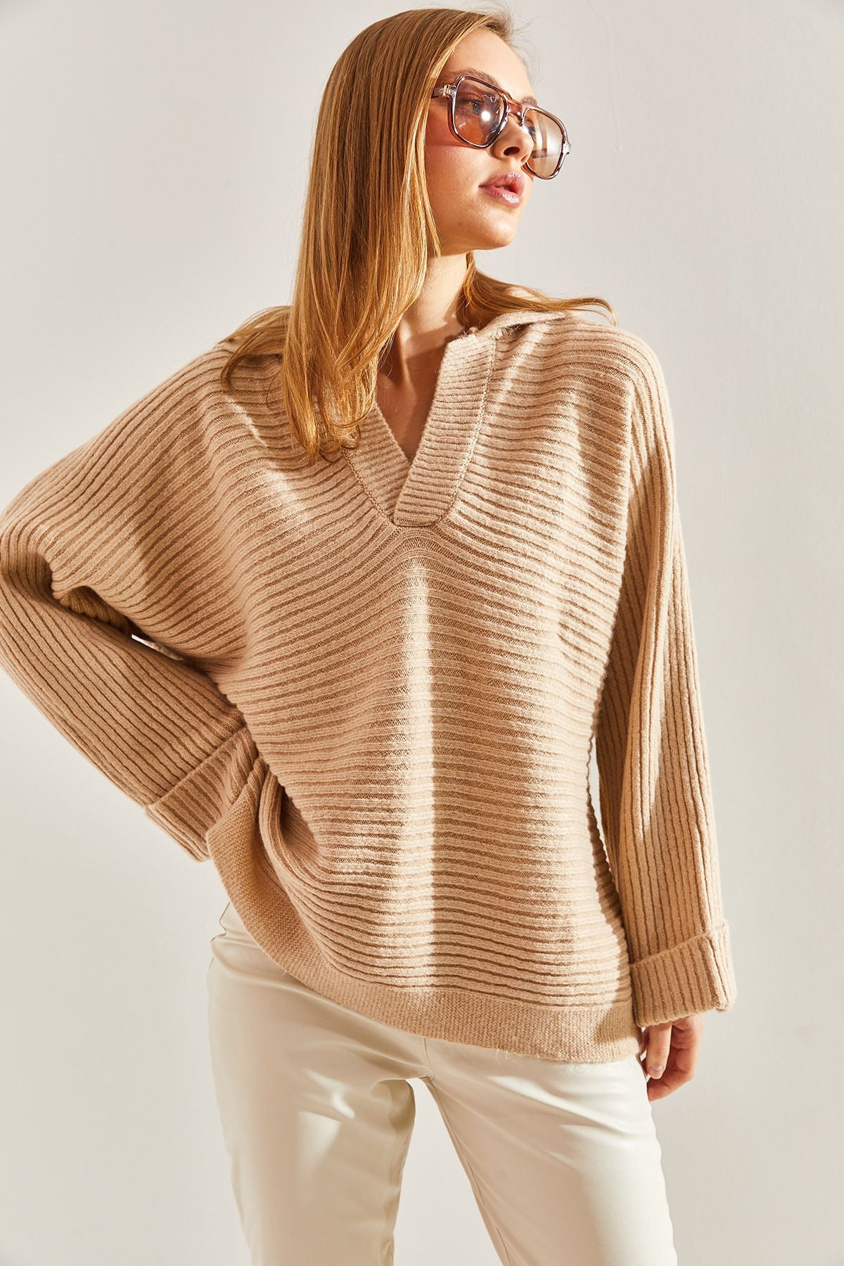 WOMEN'S SELF -FOLLOWED Eggy Knitwear Sweater