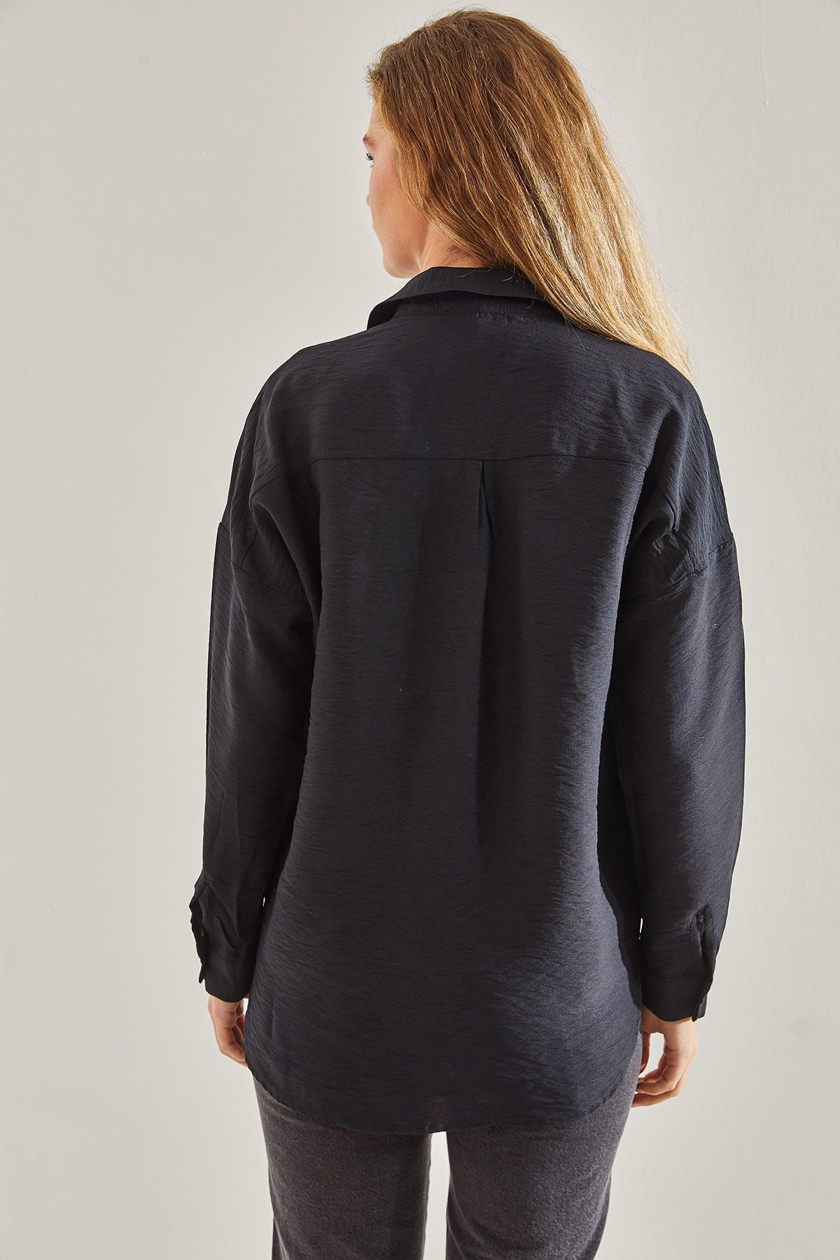 Women's Wing Embroidery Flazed Linen Ayrobin Shirt 60181020
