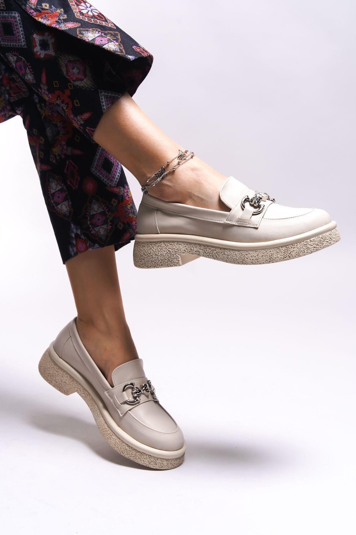 Lilfalona Woman Loafer 0012140 Beige Skin